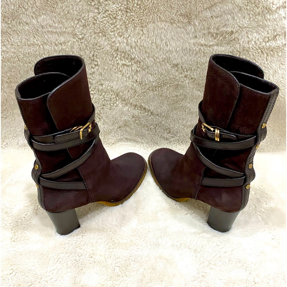 Tory Burch Women’s Valcuna Jamie Brown Suede Boots